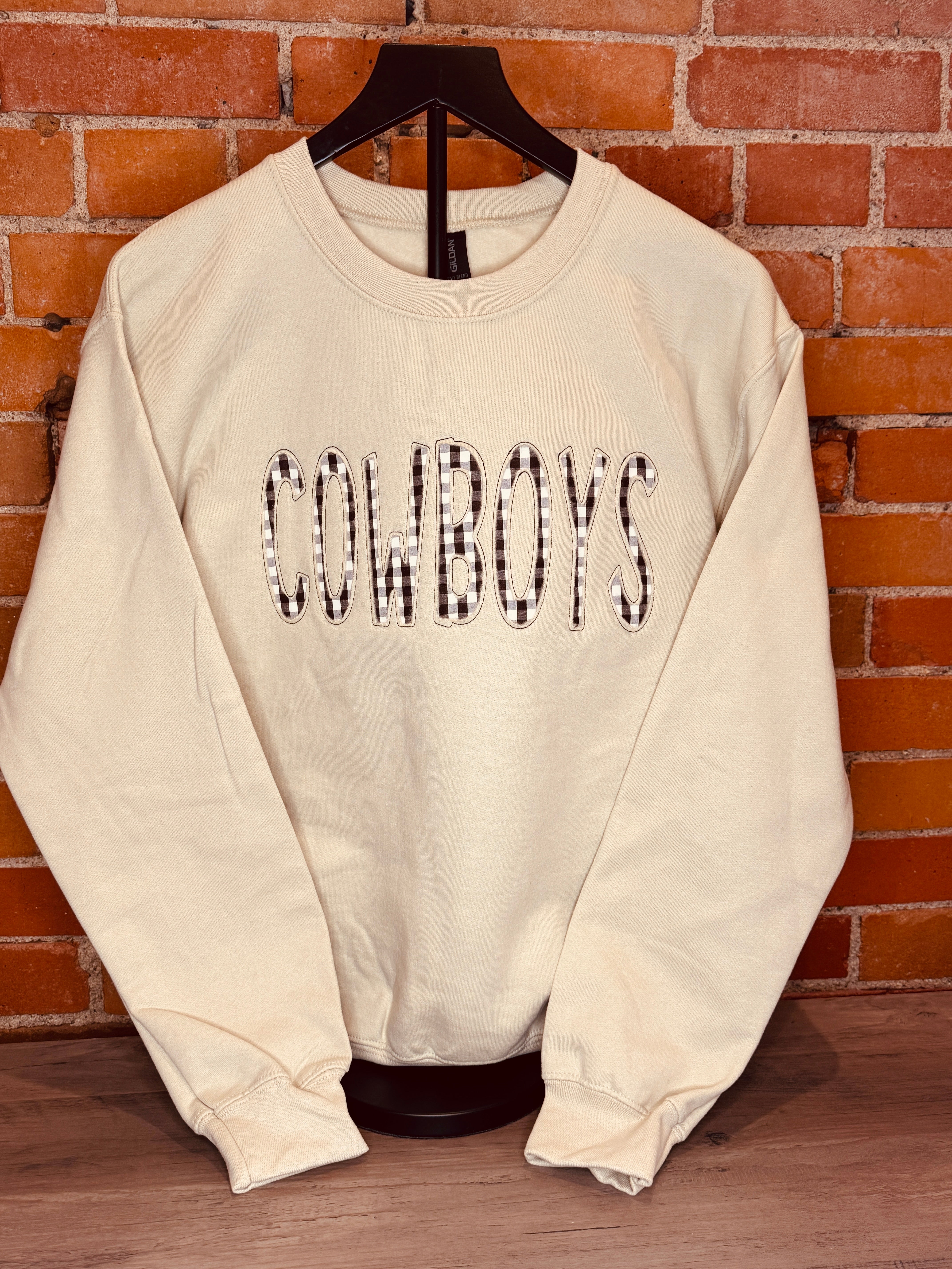 Cowboys Appliqué Crew